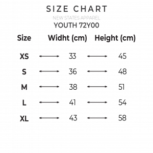 SIZE CHART LENGKAP PUTIH-YOUTH